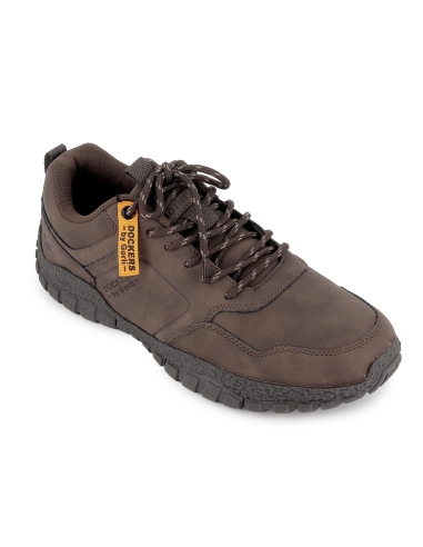 Deportivas cordones estilo casual moderno y comodo hombre marron