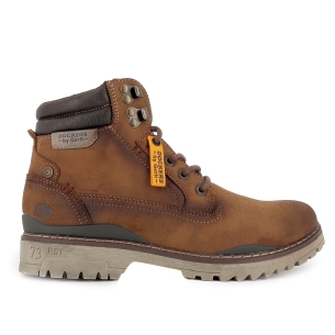 Bota corta casual collarin acolchado plantilla hombre marron