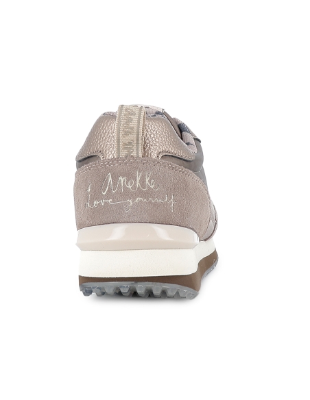 Deportiva textil fantasia plantilla extraible mujer taupe