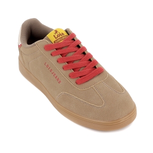 Deportivo textil casual diseño contrastes hombre taupe 2