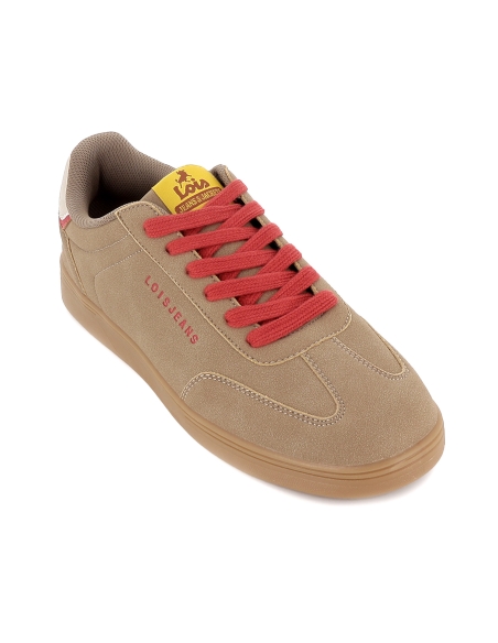 Deportivo textil casual diseño contrastes hombre taupe