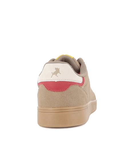 Deportivo textil casual diseño contrastes hombre taupe