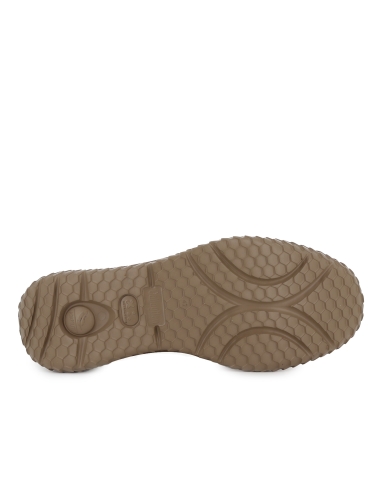 Zapato piel elasticos con plantilla flexible hombre marron