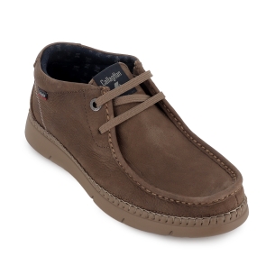 Wallabi piel cuero y cordones suela ligera hombre beige 2