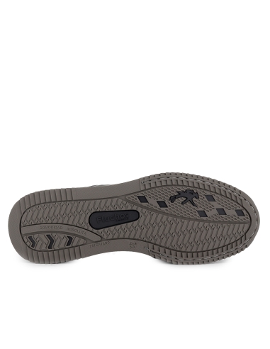 Zapato piel cordones y cremallera con plantilla hombre negro