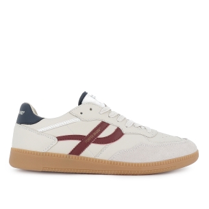 Deportivas piel napa cordones suela flexible hombre blanca