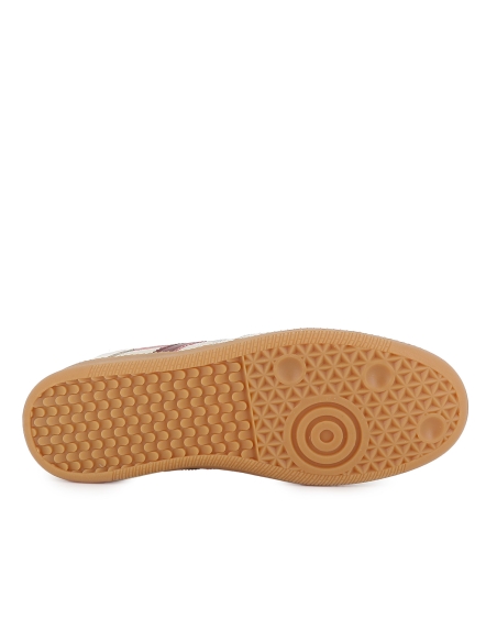 Deportivas piel napa cordones suela flexible hombre blanca