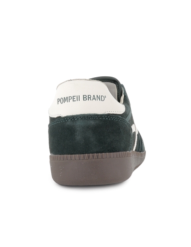 Deportivas piel napa cordones suela flexible hombre verde