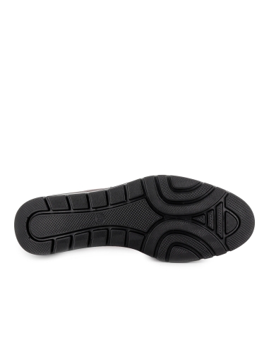 Botin piel con abertura y cremallera cuña blanda mujer burdeos