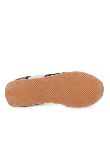 Deportiva nylon retrorunning contrastes cordones hombre azul