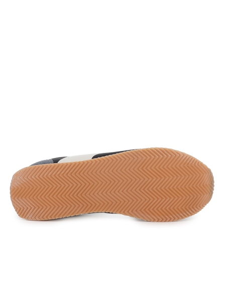 Deportiva nylon retrorunning contrastes cordones hombre azul