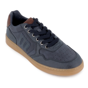 Deportivos tenis suela caramelo bordados hombre azul marino 2