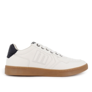 Deportivos tenis suela caramelo bordados hombre blancos