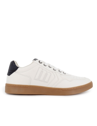 Deportivos tenis suela caramelo bordados hombre blancos