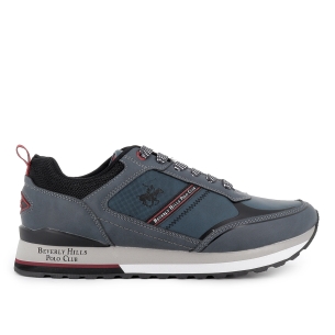 Deportiva piso jogging estabilizador y cordones hombre azul