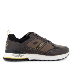Deportiva piso jogging estabilizador y cordones hombre marron
