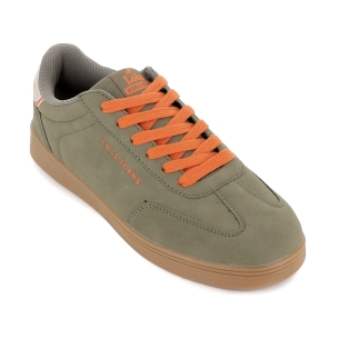 Deportivo textil casual diseño contrastes hombre kaki 2