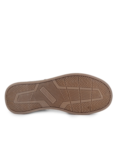 Deportivas cordones y suela caramelo hombre azul