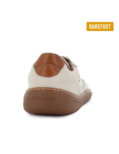 Zapato cordones piel barefoot plantilla extraible hombre blanco
