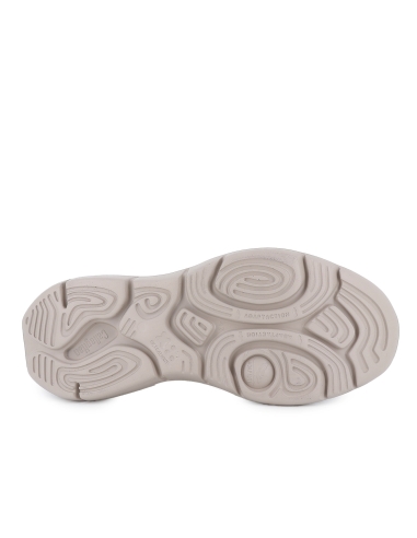 Deportivo piel y nylon suela amortiguadora hombre verde