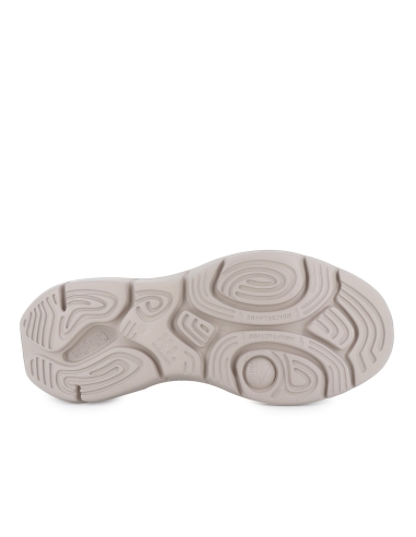 Deportivo piel y nylon suela amortiguadora hombre camel