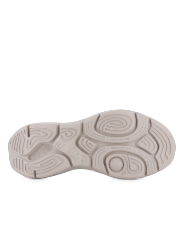 Deportivo piel y nylon suela amortiguadora hombre camel