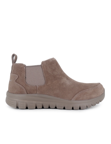 Botin chelsea vegano, comodo y transpirable mujer marron