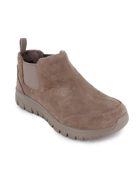 Botin chelsea vegano, comodo y transpirable mujer marron