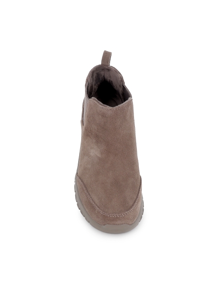 Botin chelsea vegano, comodo y transpirable mujer marron