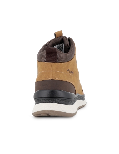 Bota cordon y tobillo reforzado plantilla comoda hombre amarillo