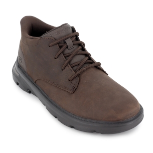 Bota cordones piel transpirable Slip-Ins hombre marron 2