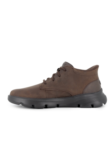 Bota cordones piel transpirable Slip-Ins hombre marron