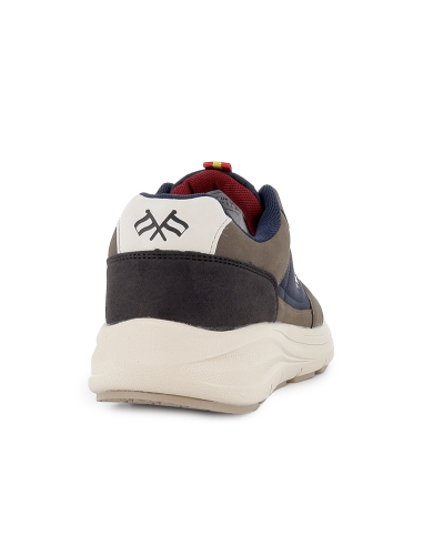 Deportiva casual nylon ultraligero cordones hombre azul