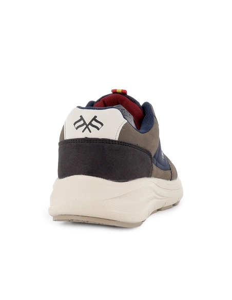 Deportiva casual nylon ultraligero cordones hombre azul