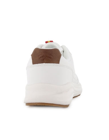 Deportiva casual napa PU ultraligero cordones hombre blanco