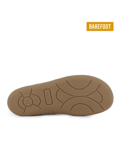 Deportiva barefoot piel hidrofuga planta extraible hombre azul