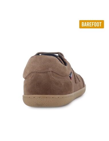 Deportiva barefoot piel hidrofuga planta extraible hombre marron