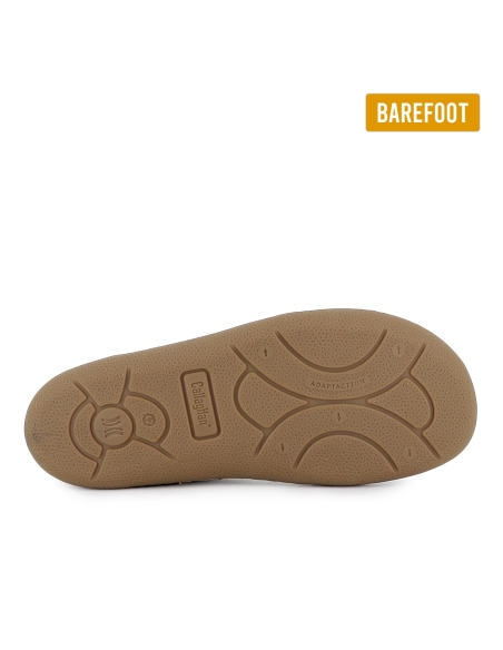 Deportiva barefoot piel hidrofuga planta extraible hombre marron