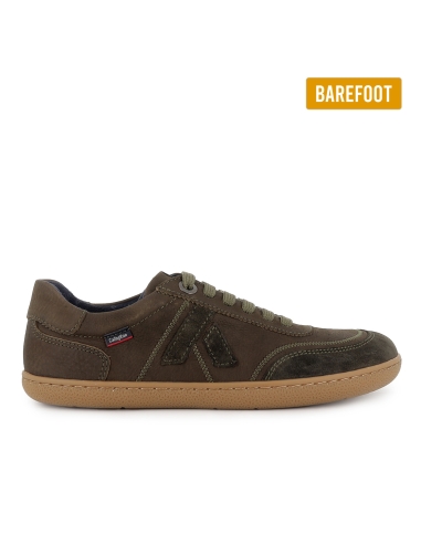 Deportiva barefoot piel hidrofuga planta extraible mujer verde