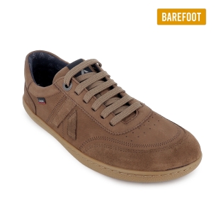 Deportiva barefoot piel hidrofuga planta extraible mujer marron 2