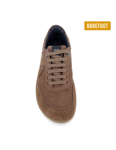Deportiva barefoot piel hidrofuga planta extraible mujer marron