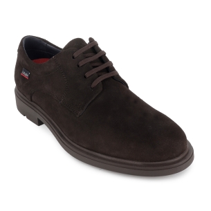 Zapato de cordones con piel vacuno hombre marron 2