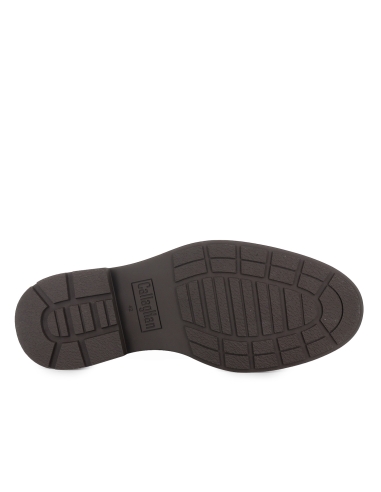 Zapato de cordones con piel vacuno hombre marron