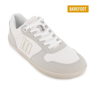 Deportivas veganas y barefoot cordones mujer blanco 2