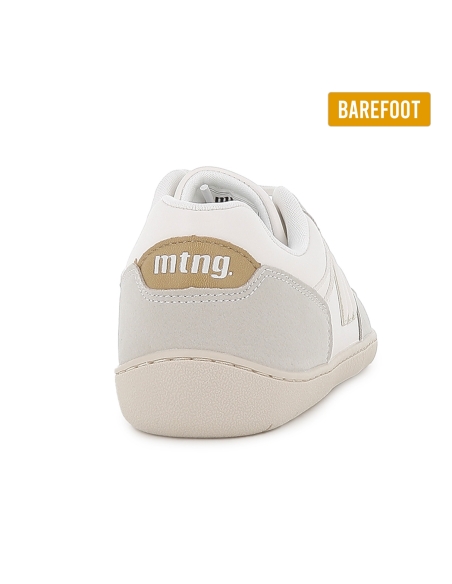 Deportivas veganas y barefoot cordones mujer blanco