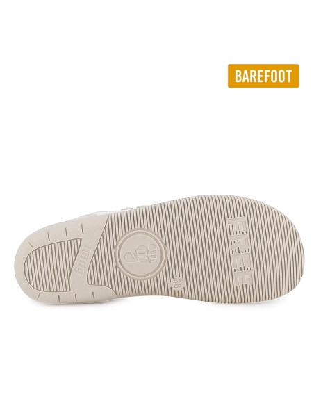 Deportivas veganas y barefoot cordones mujer blanco