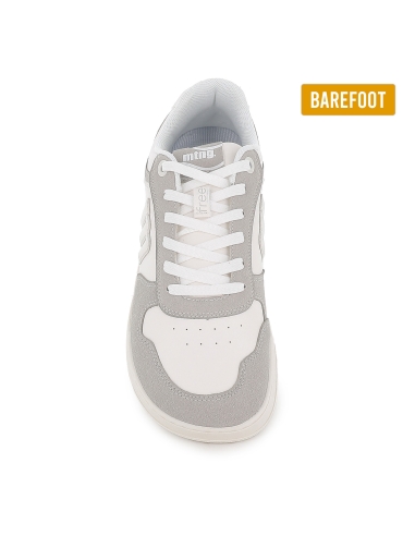 Deportivas veganas y barefoot cordones hombre blanco