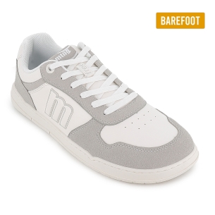 Deportivas veganas y barefoot cordones hombre blanco 2