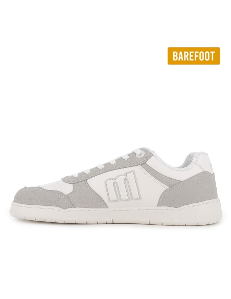 Deportivas veganas y barefoot cordones hombre blanco