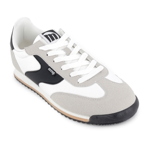 Deportiva nylon suela retrorunning hombre beige 2